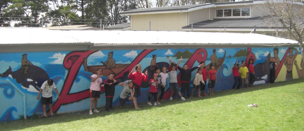 Auckland school mural workshop